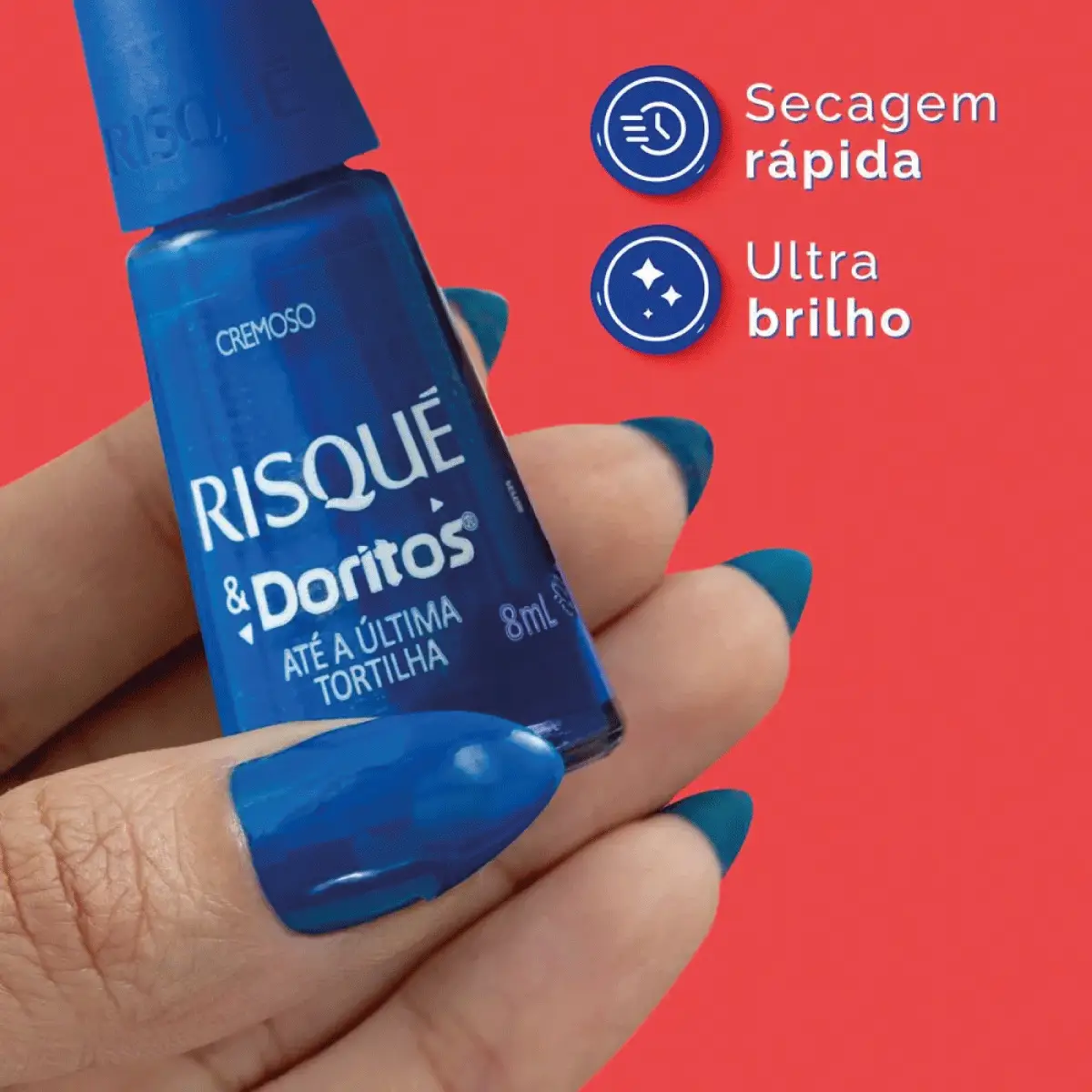 RISQUE ESMALTE ATE A ULTIMA TORTILHA