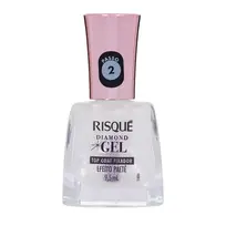 RISQUE ESMALTE GEL TOP COAT X 9,5 ML PAETE