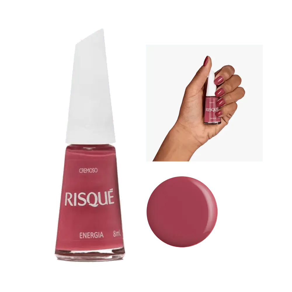 RISQUE ESMALTE X8 ML ENERGIA 