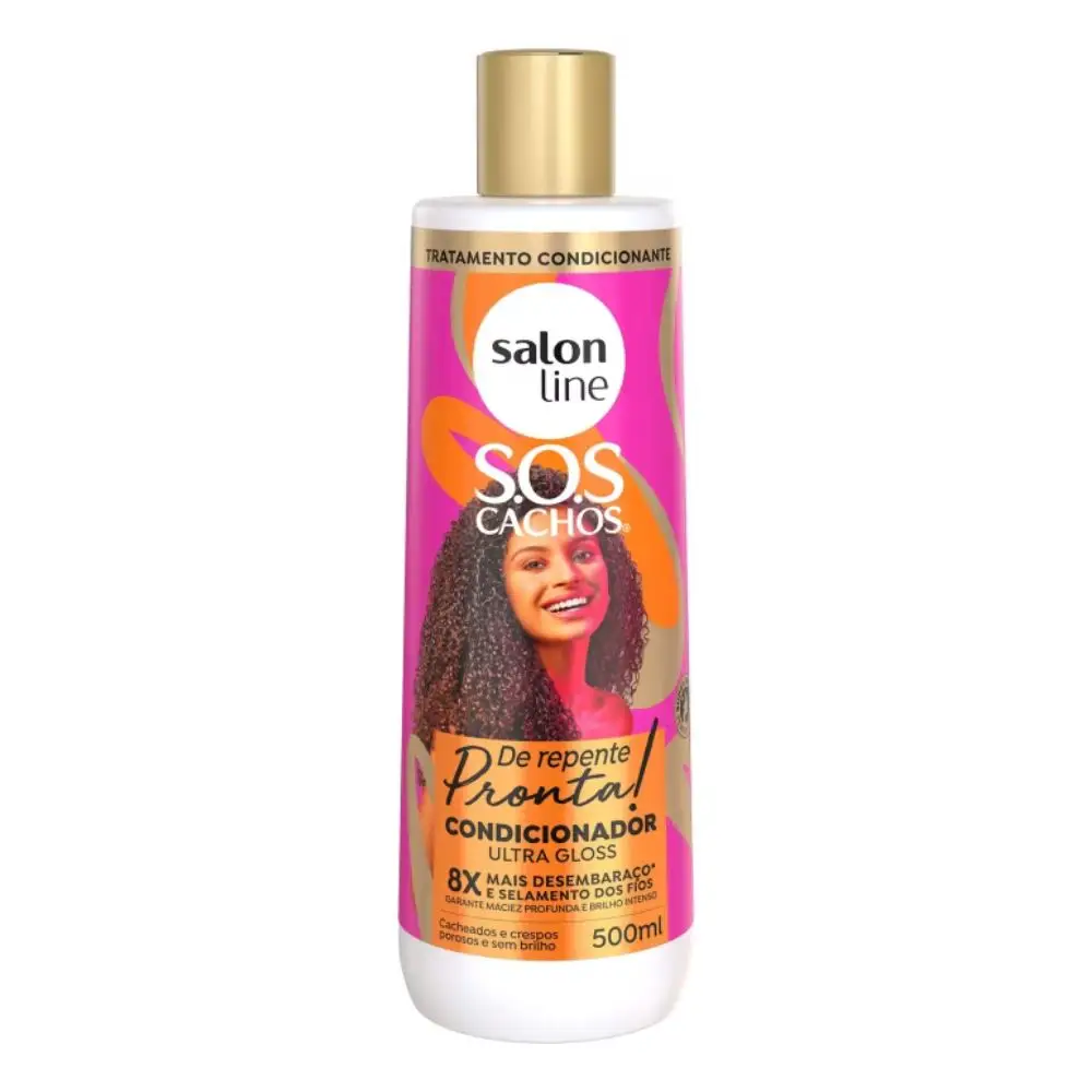 SALON LINE SOS ACONDICIONADOR ULTRA GLOSS DE REPENTE X500ML