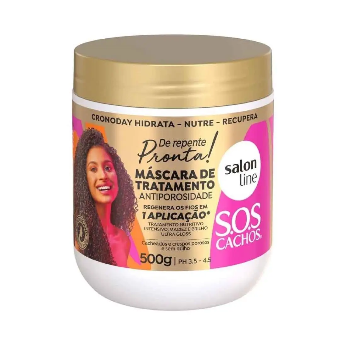 SALON LINE SOS MASCARA ANTIPOROSIDAD X500 ML