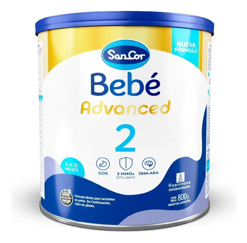 SANCOR BEBE ADVANCED 2 X800G. 