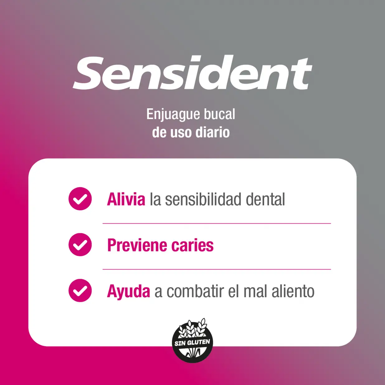 SENSIDENT COLUTORIO X500 ML