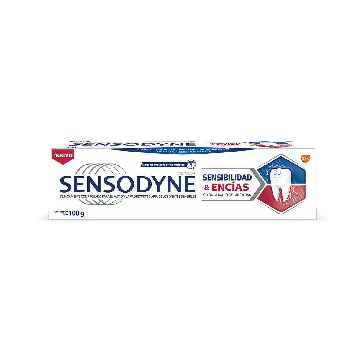 SENSODYNE CREMA X100 SENSIBILIDAD Y ENCÍAS
