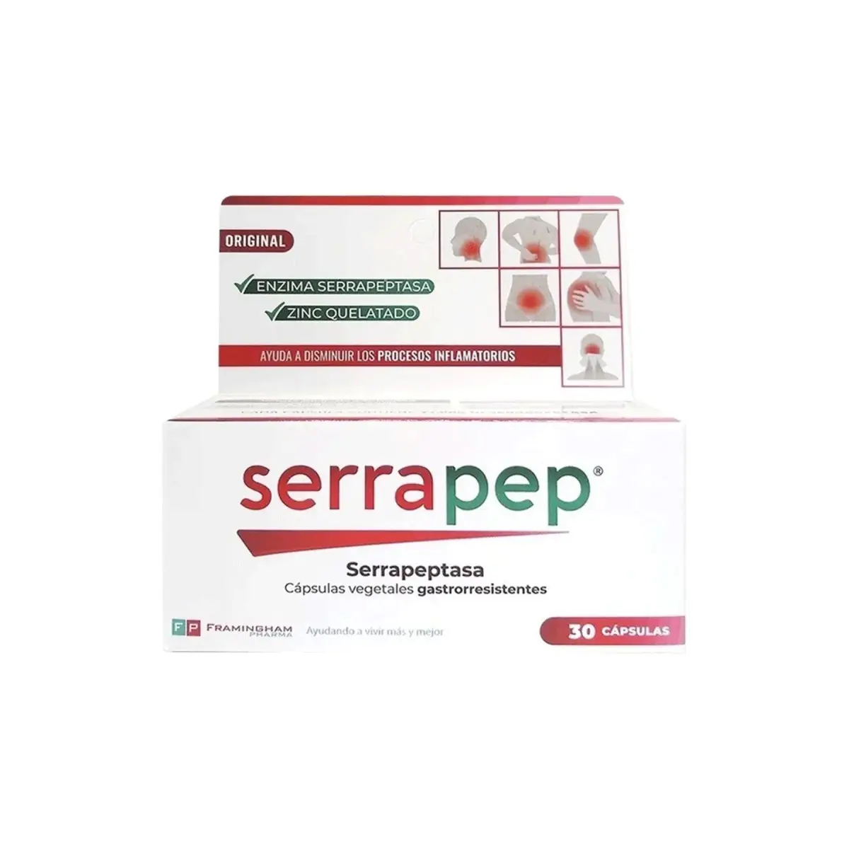 SERRAPEP X30CAPS. GASTRORRESISTENTES