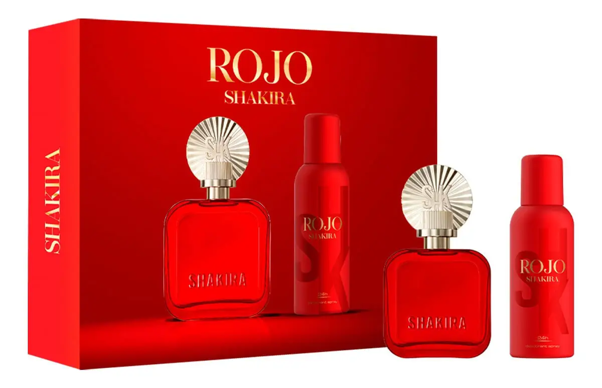 SHAKIRA ROJO EDP X80 SET 