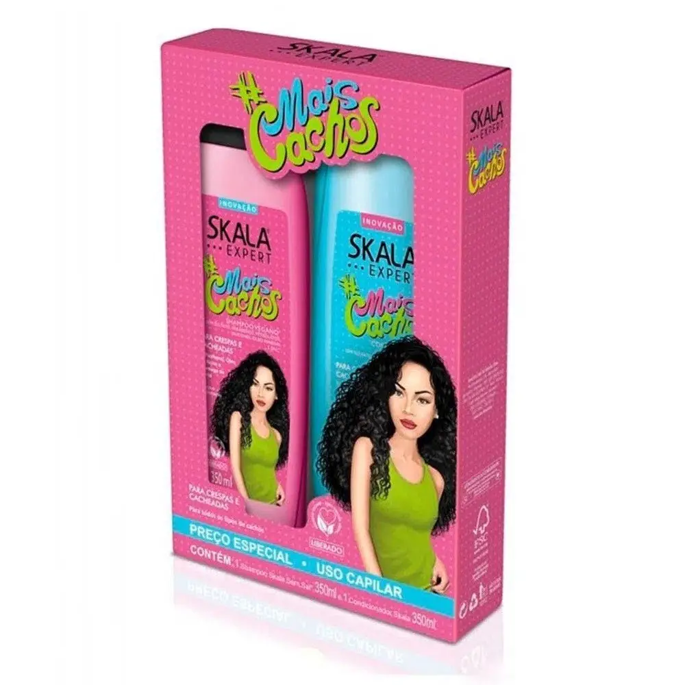 SKALA KIT SHAMPOO + ACONDICIONADOR MAIS CACHOS