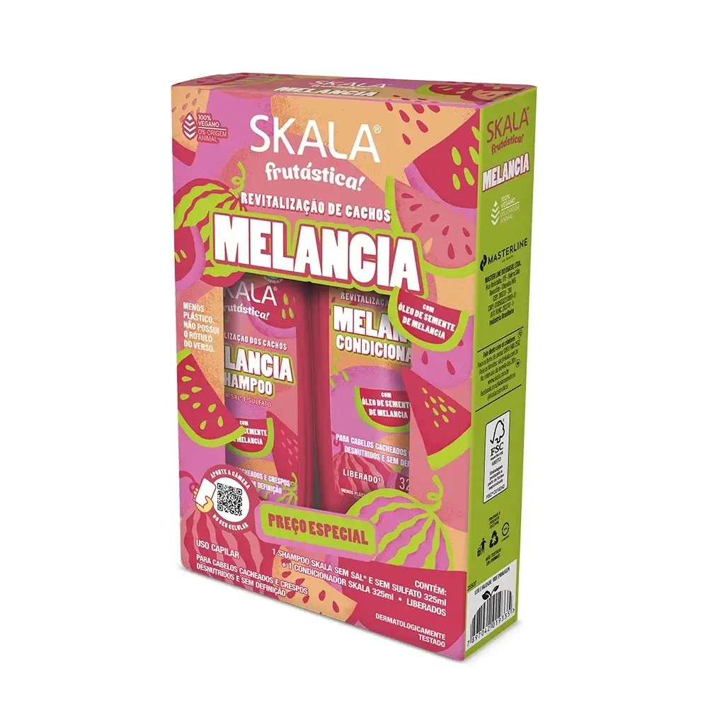SKALA KIT SHAMPOO + ACONDICIONADOR MELANCIA 