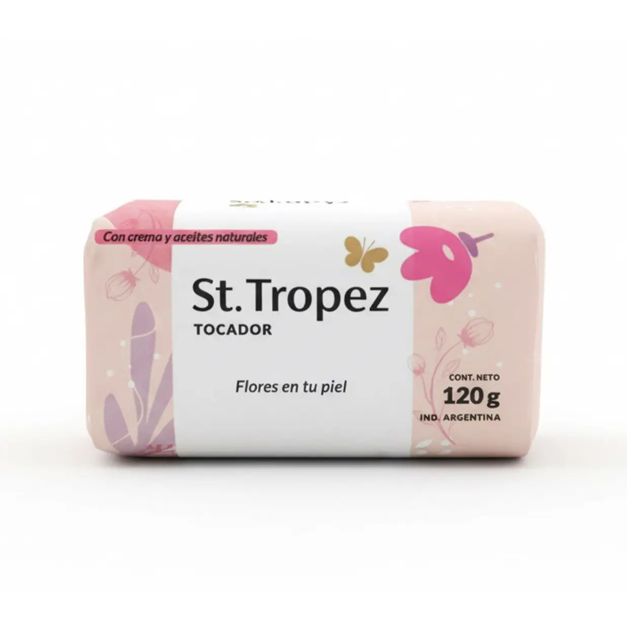 ST TROPEZ JAB.X120 FLOR.ROSA 