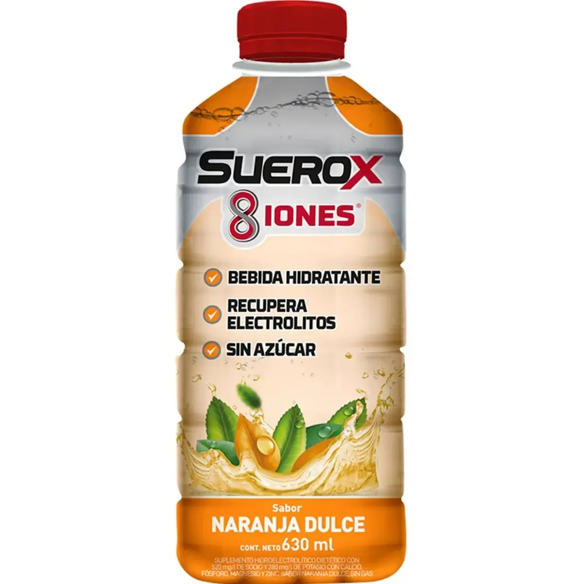 SUEROX NARANJA DULCE X630ML 