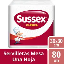 SUSSEX SERVILLETAS CLASICA X80U.