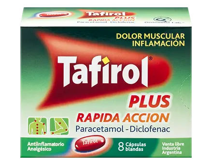 Tafirol Plus x8 comprimidos.