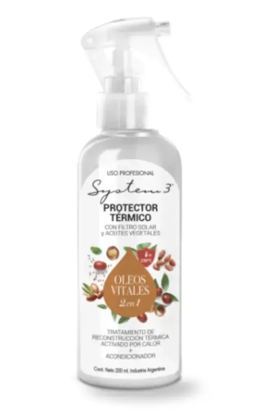 TAN NATURAL PROTECTOR TERMICO 2 EN 1 OLEOS VITALES X 200ML