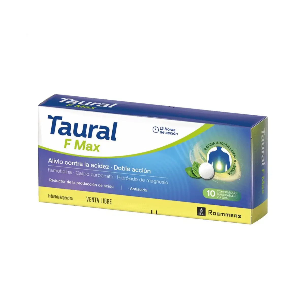 TAURAL F MAX X10 COMPRIMIDOS MASTICABLES