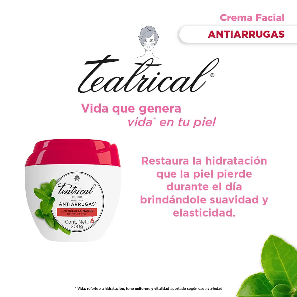 TEATRICAL CREMA ANTIARRUGAS X200 