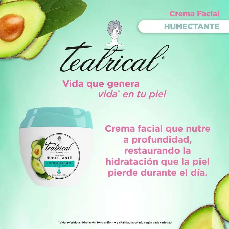TEATRICAL CREMA HUMECTANTE X200 