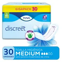 TENA DISCREET MEDIUM GIGAPACK X30