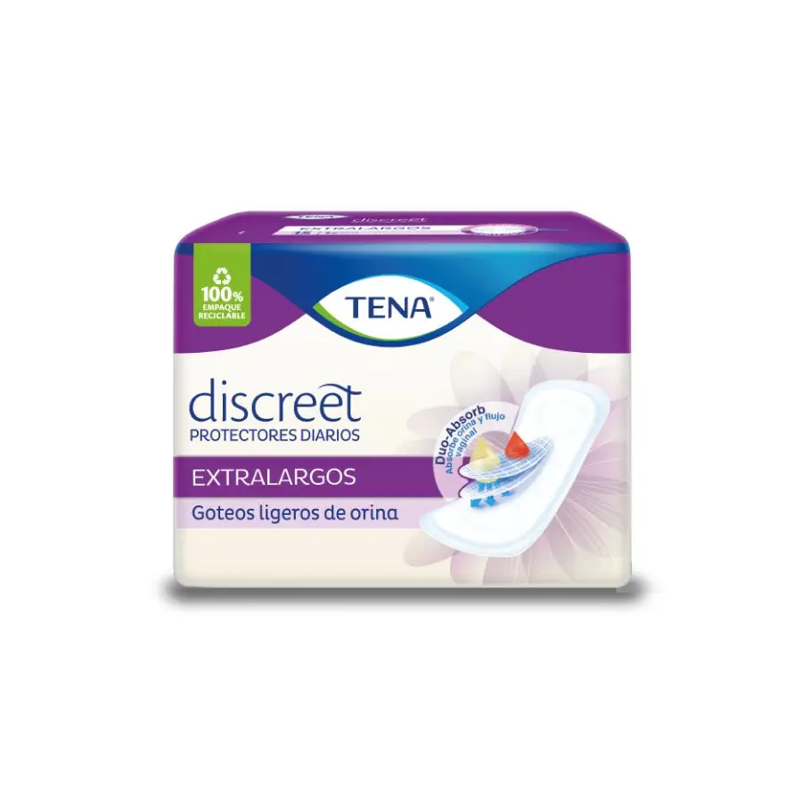 TENA DISCREET PROTECTORES DIARIOS X50 EXTRA LARGOS