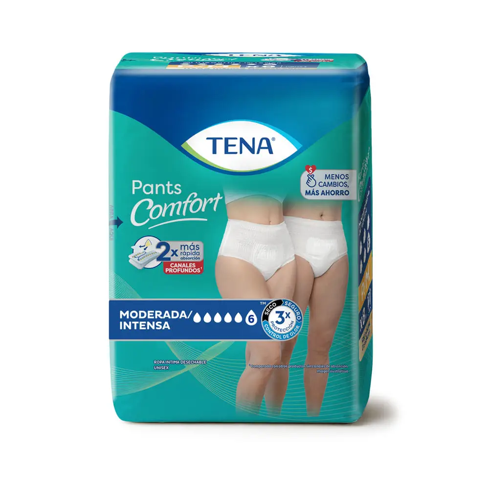 TENA PANTS CLAS COMFORT X8 G/ EG