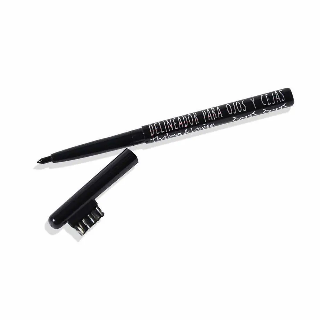 THELMA &amp; LOUISE DELINEADOR CEJAS RETRACTIL NEGRO C/CEPILLO