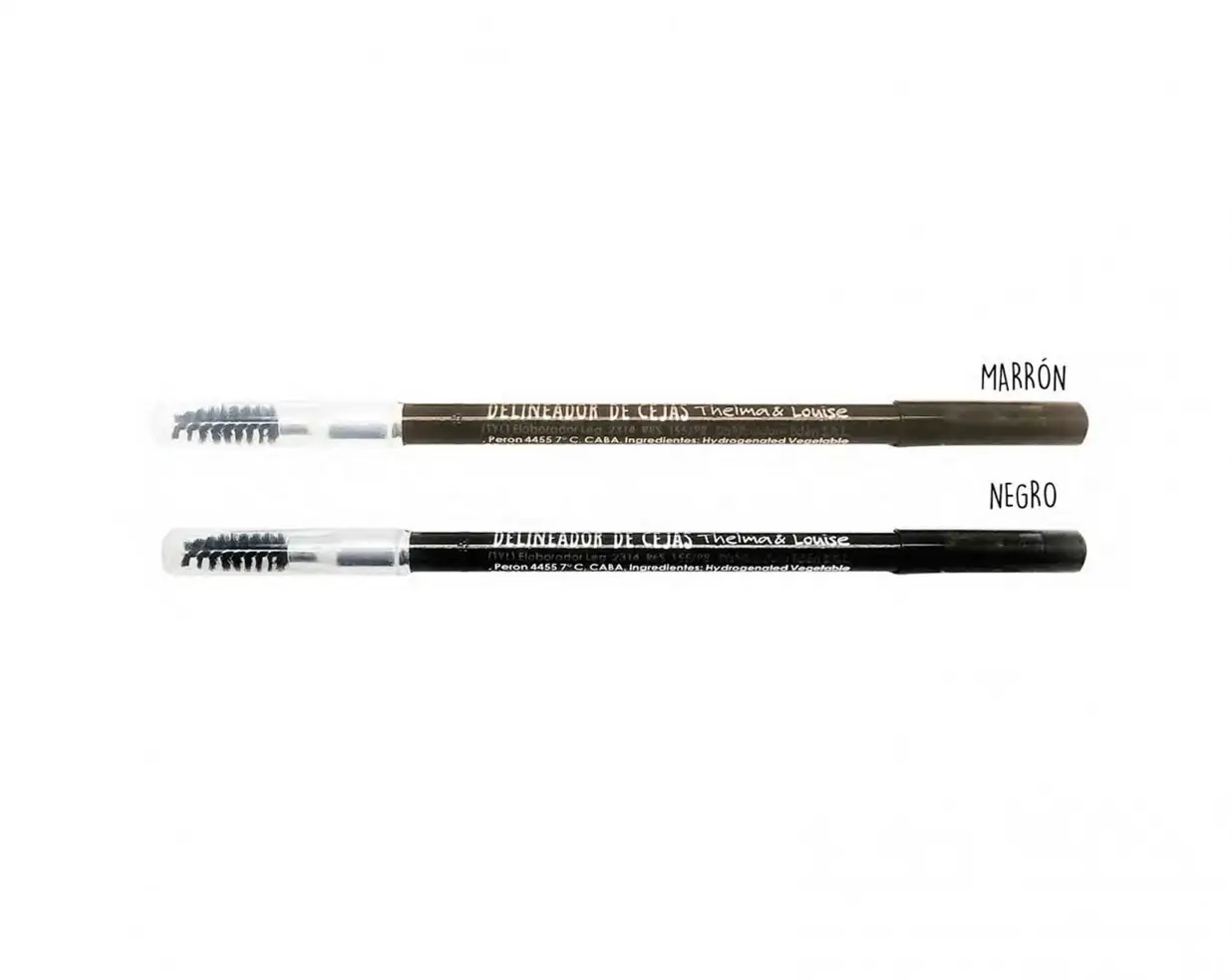 THELMA &amp; LOUISE DELINEADOR CEJAS RETRACTIL NEGRO C/CEPILLO