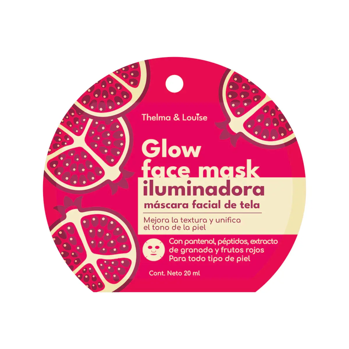 THELMA&amp;LOUISE MASCARA FACIAL ILUMINADORA GRANADA