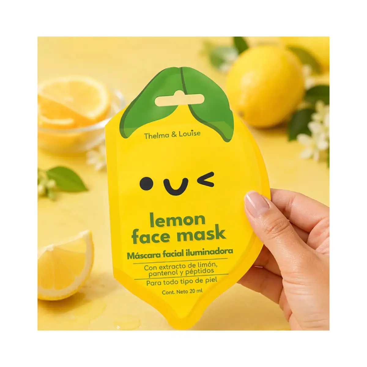 THELMA&amp;LOUISE MASCARA FACIAL LIMON 