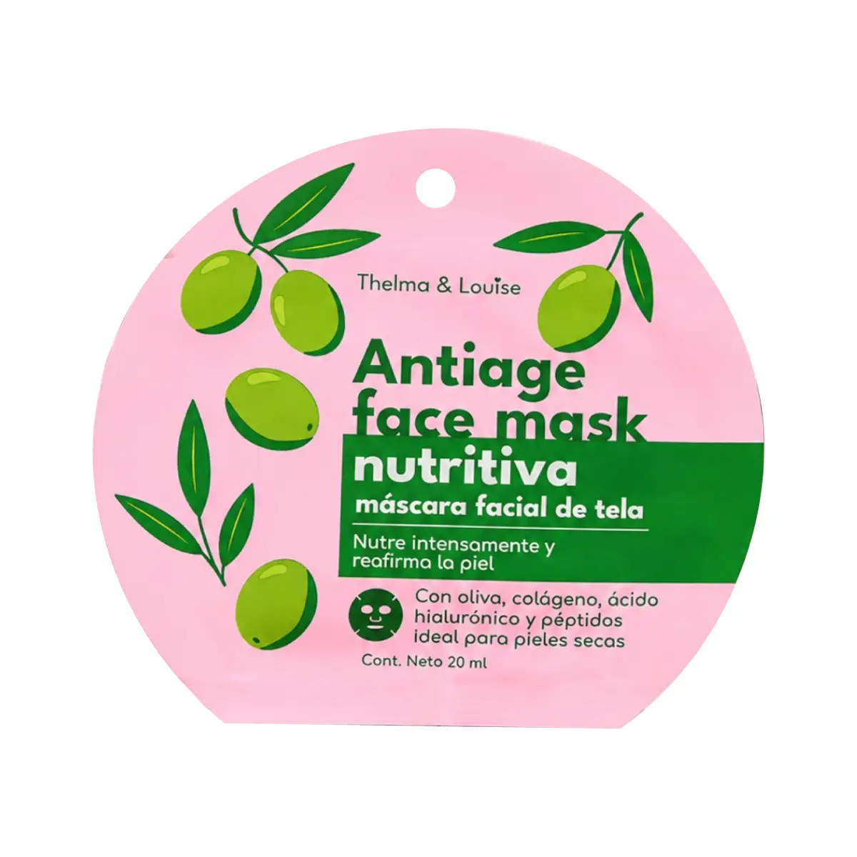 THELMA&amp;LOUISE MASCARA FACIAL NUTRITIVA OLIVA
