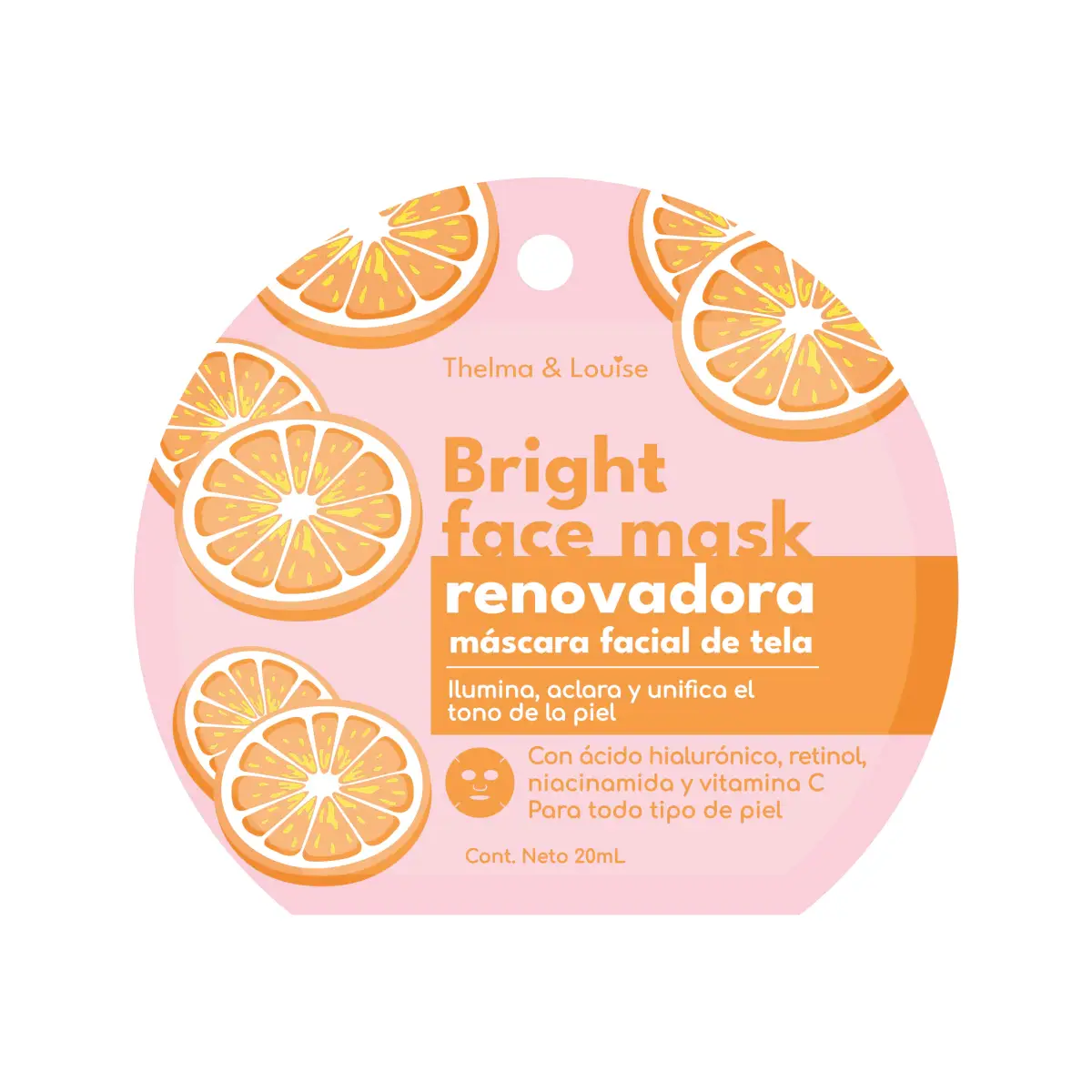 THELMA&amp;LOUISE MASCARA FACIAL RENOVADORA VIT C