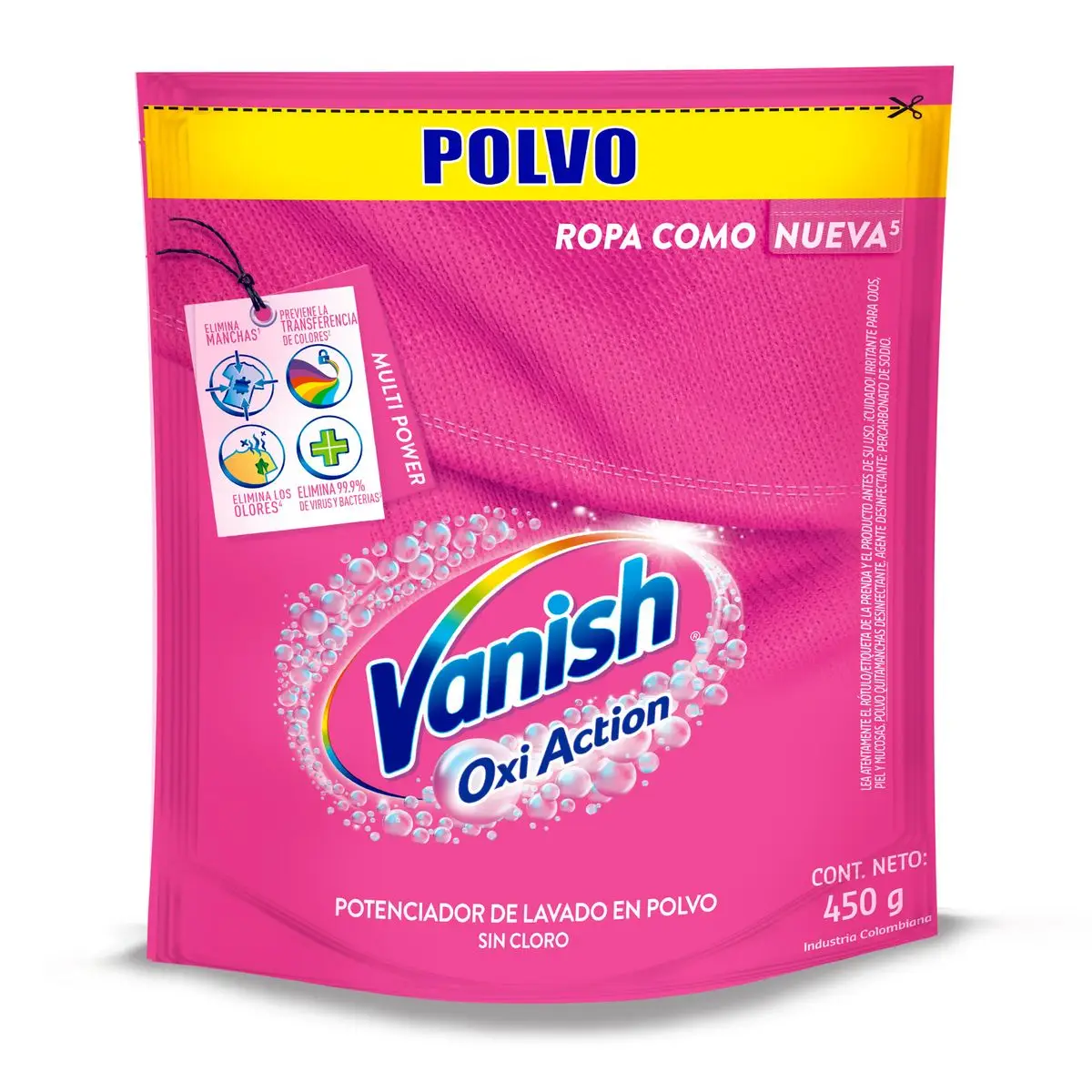 VANISH POLVO DP X450 ROSA