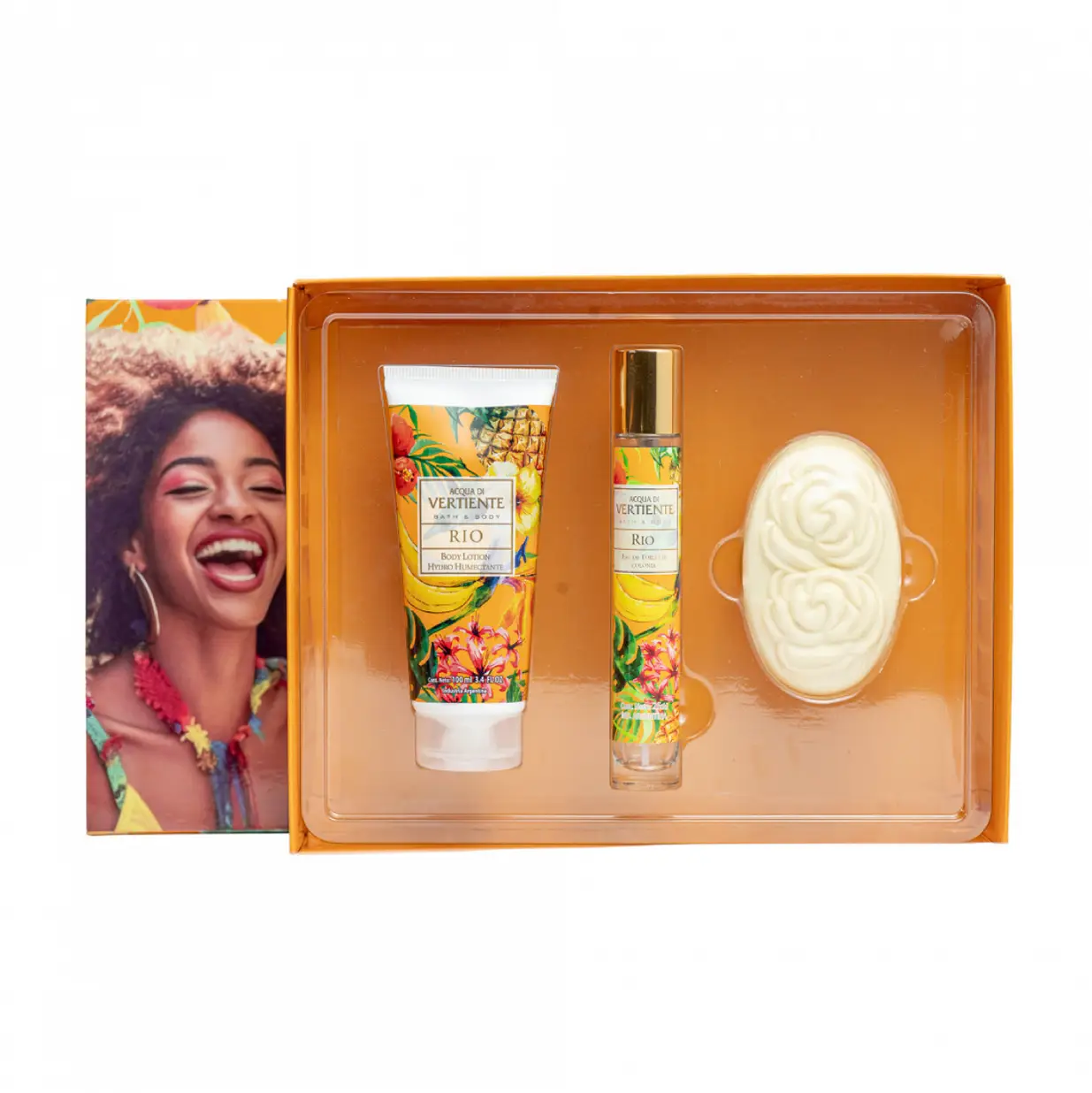 VERTIENTE ESTUCHE RIO PERFUME + CREMA + JABÓN