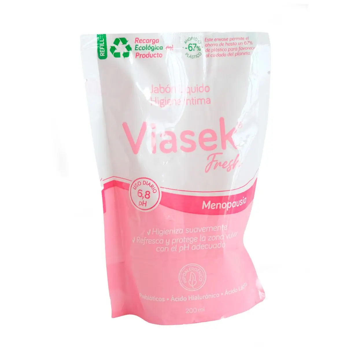 VIASEK FRESH JABÓN LIQUIDO 6.8 X200 ML DOYPACK