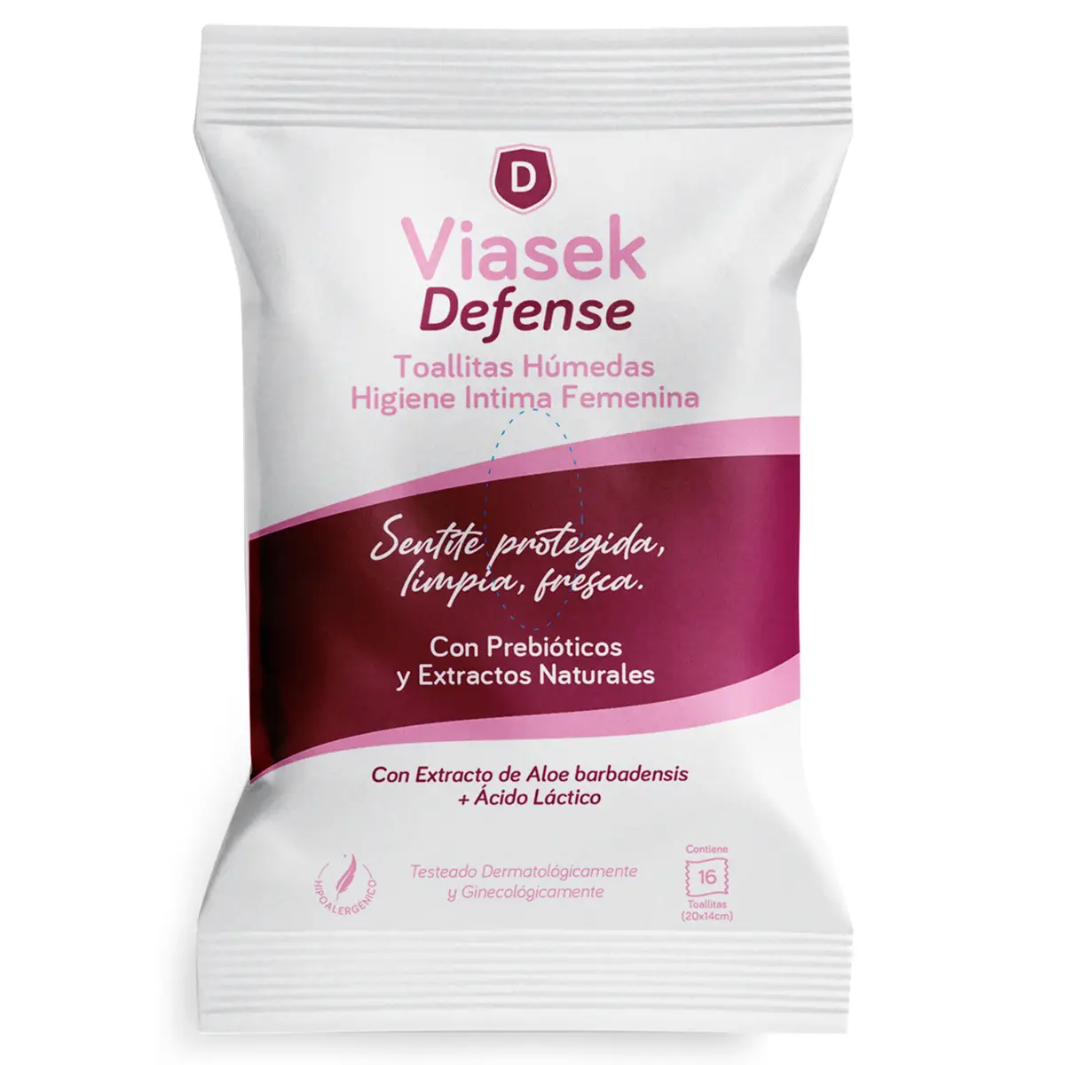 VIASEK TOALLAS HIGIÉNICAS DEFENSE X16U.