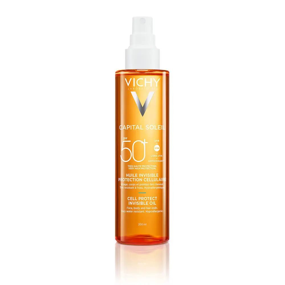 VICHY SOLAR F50 OIL INVISIBLE CELL PROTECT X200 