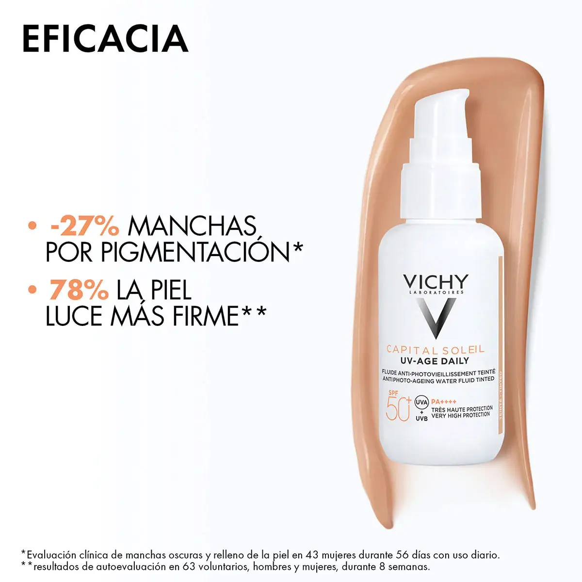 VICHY SOLAR UV AGE DAILY PIGMENT LIGHT FPS50 X50