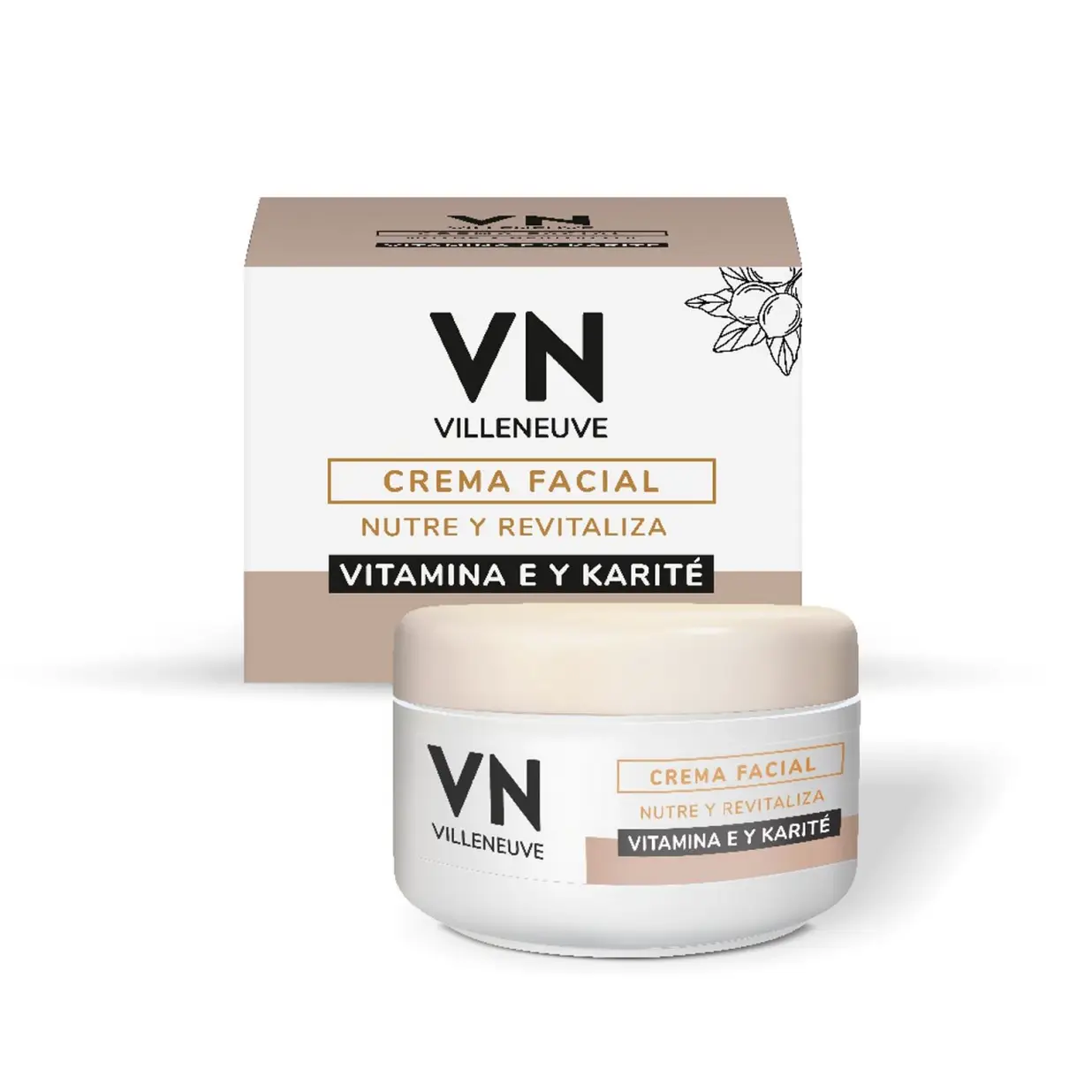 VILLENEUVE CREMA FACIAL NUTRITIVA X50 G