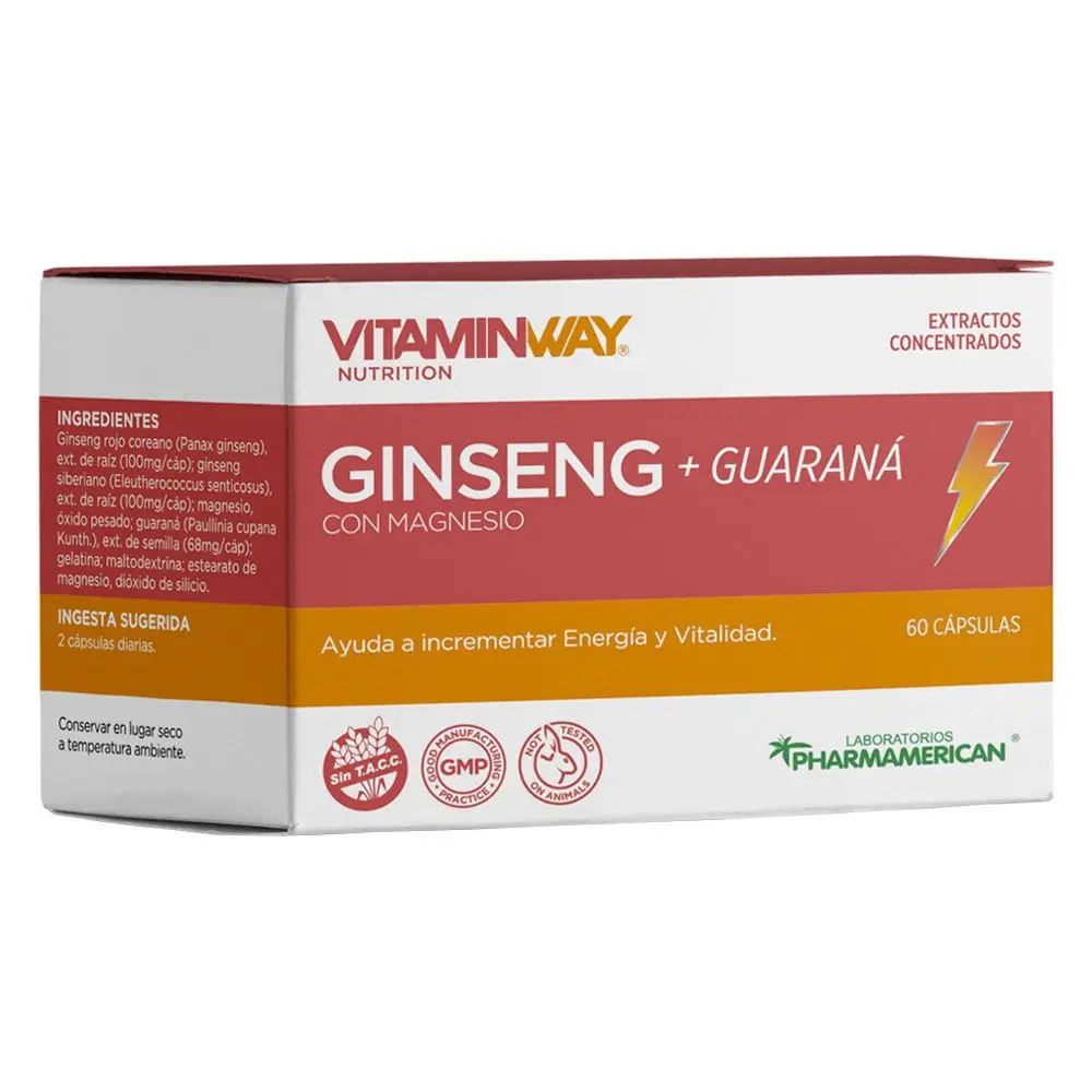 VITAMIN WAY GINSENG + GUARANA X6 BLISTER X10