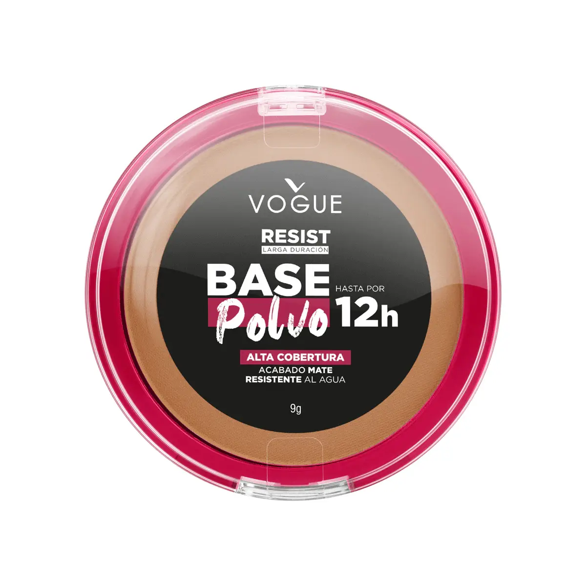 VOGUE BASE POLVO RESIST 12HS MIEL 