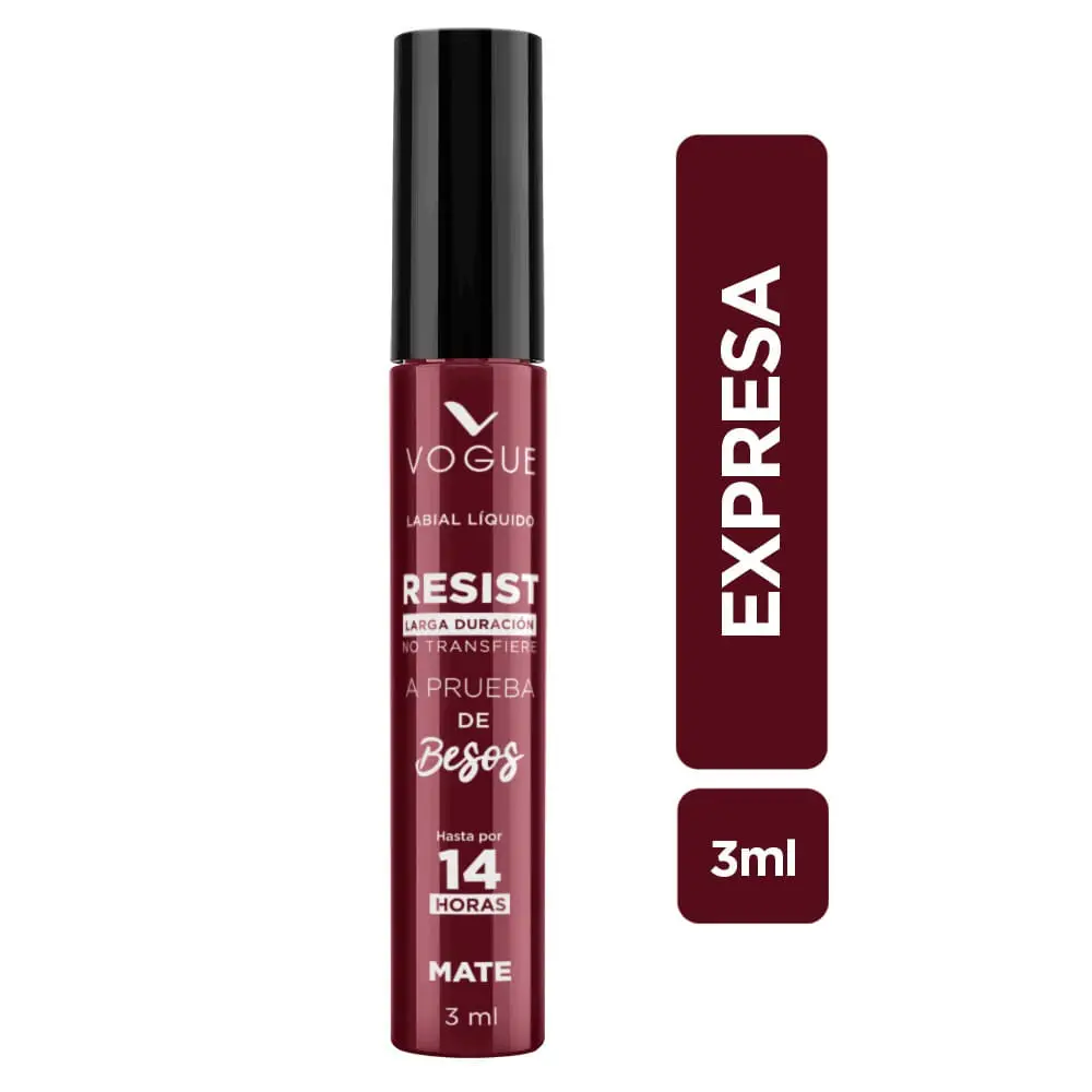VOGUE LABIAL LÍQUIDO RESIST X3 ML EXPRESO 