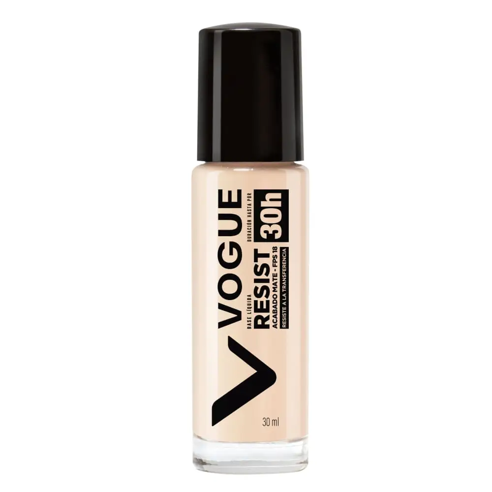 VOGUE MAQUILLAJE LÍQUIDO RESIST CREMA 