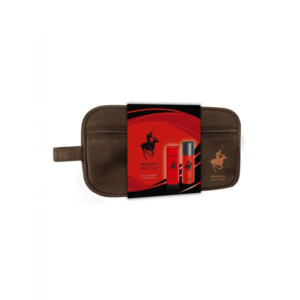 WELLINGTON POLO CLUB X90 RED NECESSAIRE