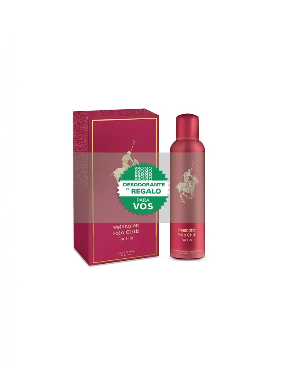 WELLINGTON X90 DAMA ROJO+DEO 