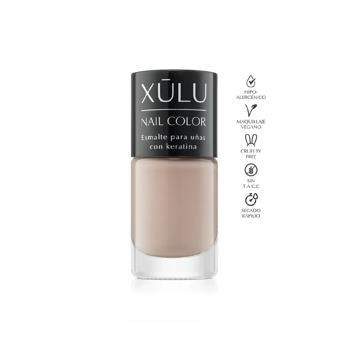 XULU ESMALTE PARA UÑAS NUDE 10 ML 