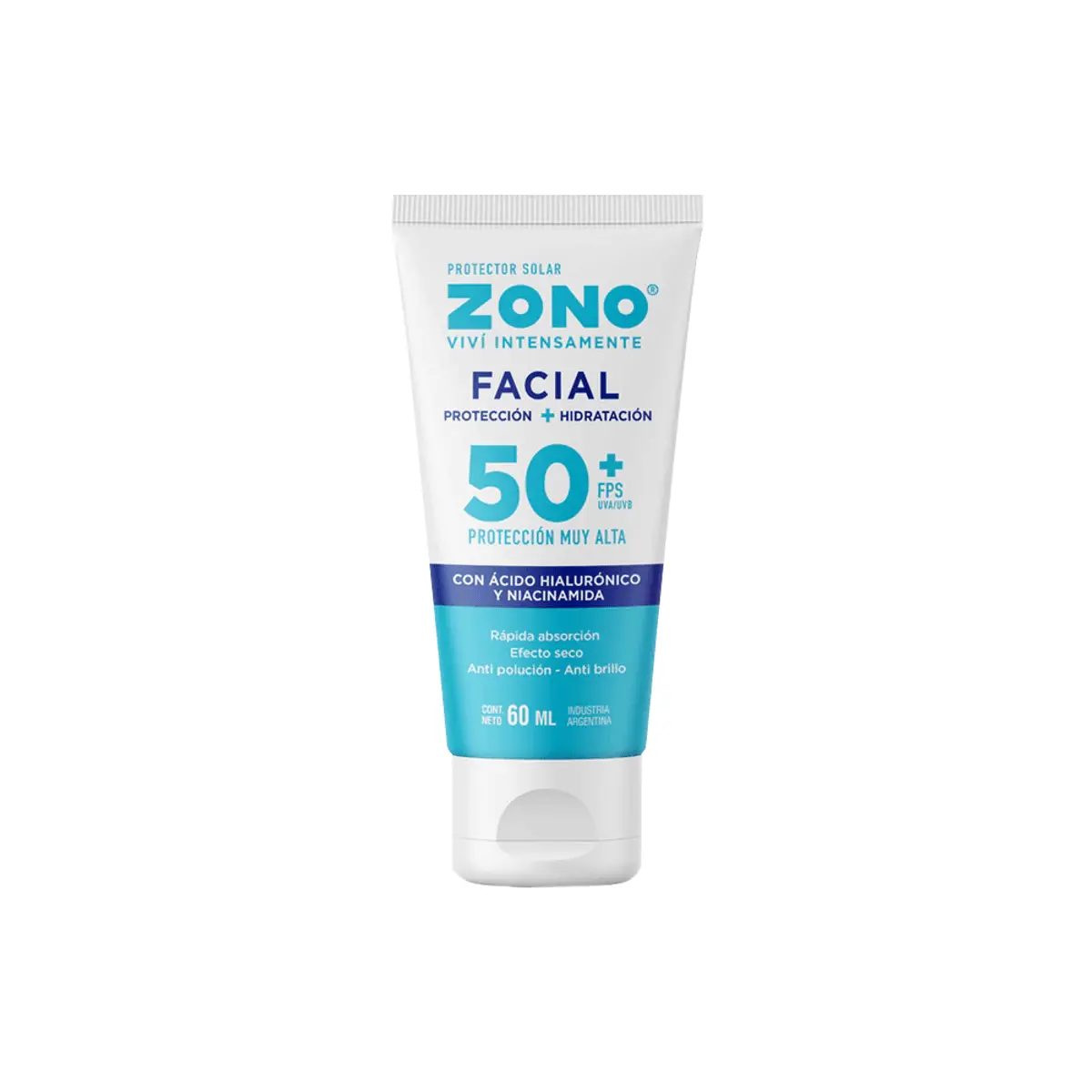 ZONO PROTECTOR SOLAR FPS 50 X60 FACIA