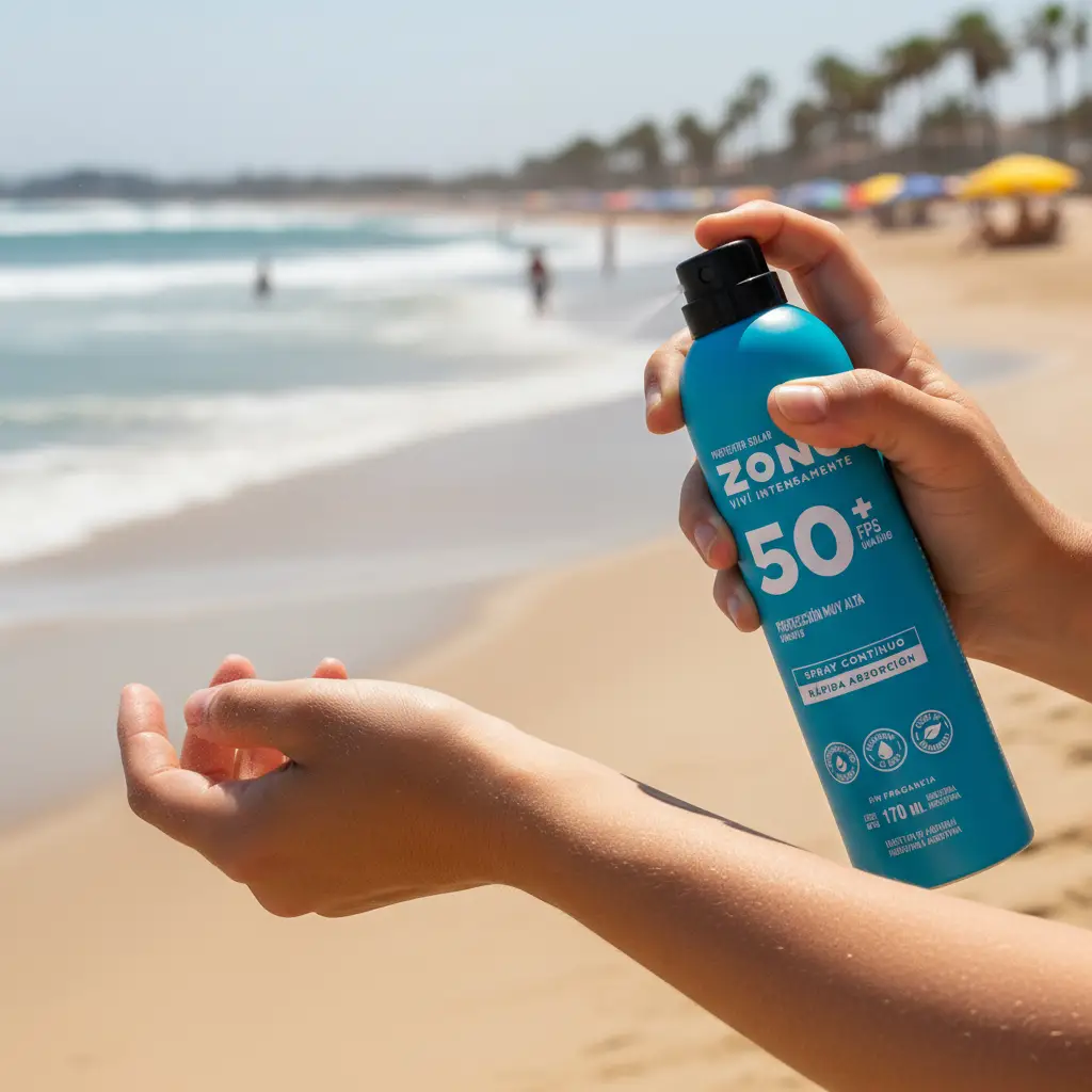 ZONO SOLAR F50 SPRAY X170ML CELESTE